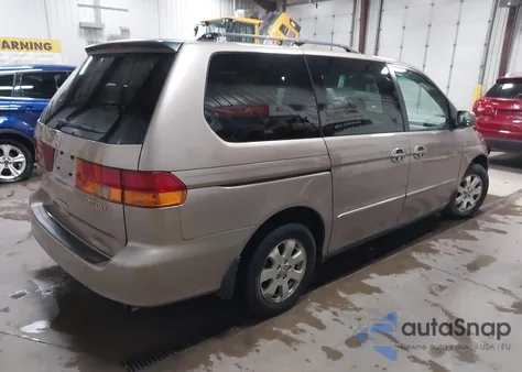 2004 Honda Odyssey Ex-L from USA, damaged, VIN 5FNRL18984B074653